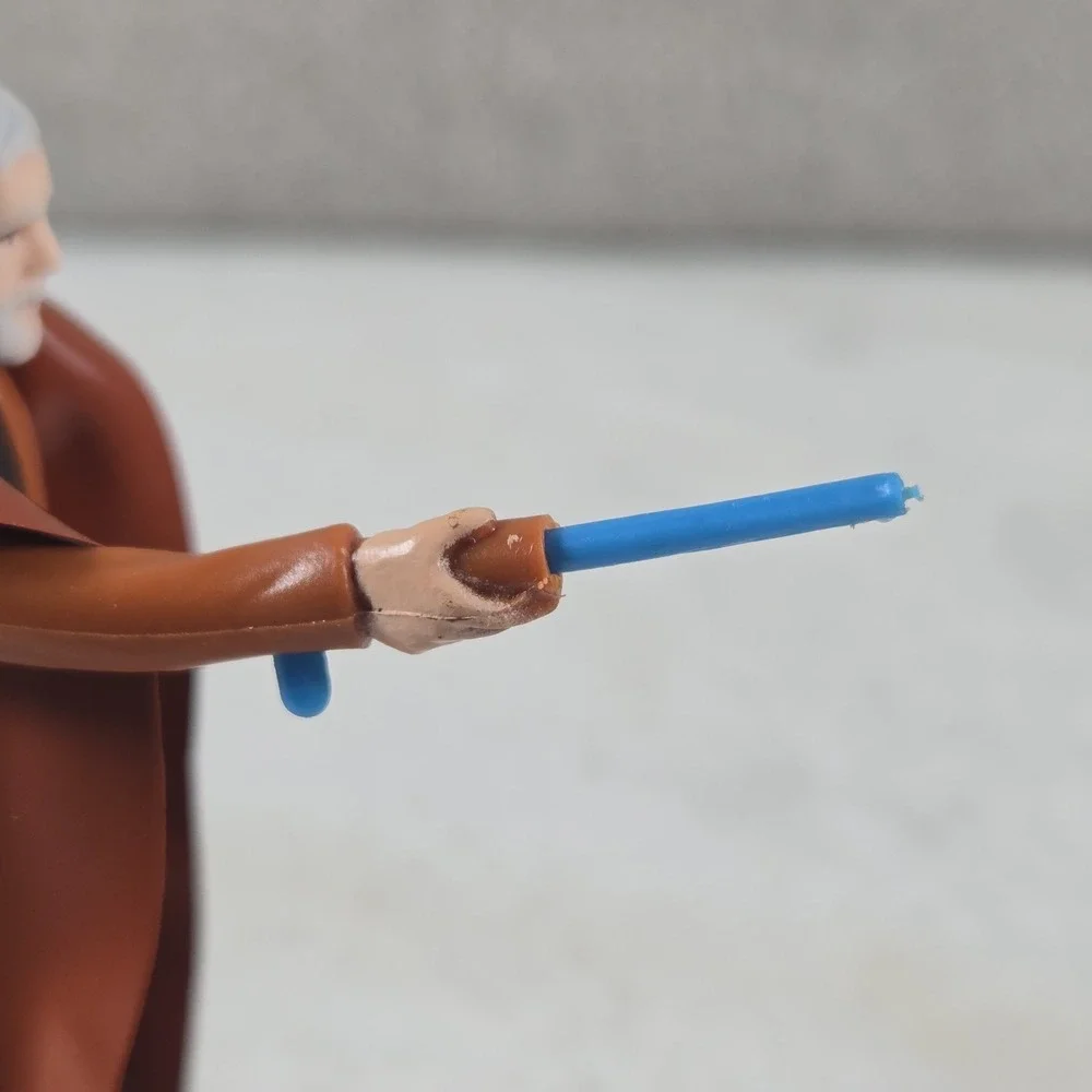 VTG 1977‎ Kenner Star Wars Obi-Wan Kenobi Gray Hair Variant Complete Telescoping